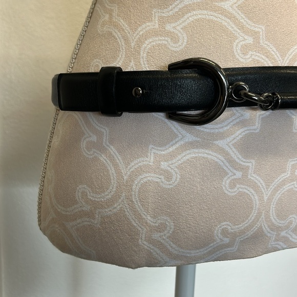 The Worth Collection Black LEATHER BELT C101BT15 main image 12